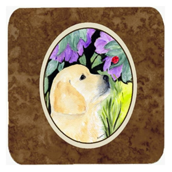 Golden Retriever Foam Coasters - Set Of 4