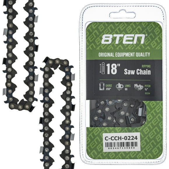 Ripping Chainsaw Chain 18 inch .050 3/8 66DL for Echo Stihl Poulan Jonsered 810-CCC2446H