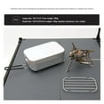 thumbnail image 3 of Mini Foldable Aluminum Alloy Stainless Steel Picnic Box Dinner Pail Lunch-Box Breakfast Storage Dinnerware Food Container School Office, 3 of 10