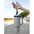 thumbnail image 6 of Water Bottle Handle Strap Knitting Daisy Compatible with Stanley Most 8-40oz Cup Accessories Black, 6 of 6