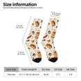 thumbnail image 2 of Logiee Squirrel Print Adult Socks for Men & Women,Calf Socks, Ankle Socks,Boots Socks,Breathable Casual Sock,Unisex Crew Socks, 2 of 6