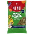 thumbnail image 2 of (3 pack) MENU Mixed Greens Bird Treat, Dried Veggies and Herbs, All Bird Sizes, 15g, 2 of 6
