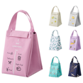 thumbnail image 2 of Lunch Bag Foldable Insulated Magic Sticker Bento Tote Bag Lunch Box Carrier, 2 of 10