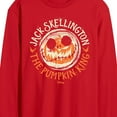 thumbnail image 2 of The Nightmare Before Christmas - Jack Skellington Pumpkin King - Men's Long Sleeve T-Shirt, 2 of 4