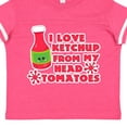thumbnail image 4 of Inktastic I Love Ketchup from My Head Tomatoes Boys or Girls Toddler T-Shirt, 4 of 5