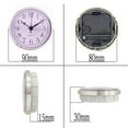 thumbnail image 4 of facefd 90mm Quartz Clock Insert Arabic Numbers DIY Repair Parts 3.54 inch movement Clock Mechanism, 4 of 9