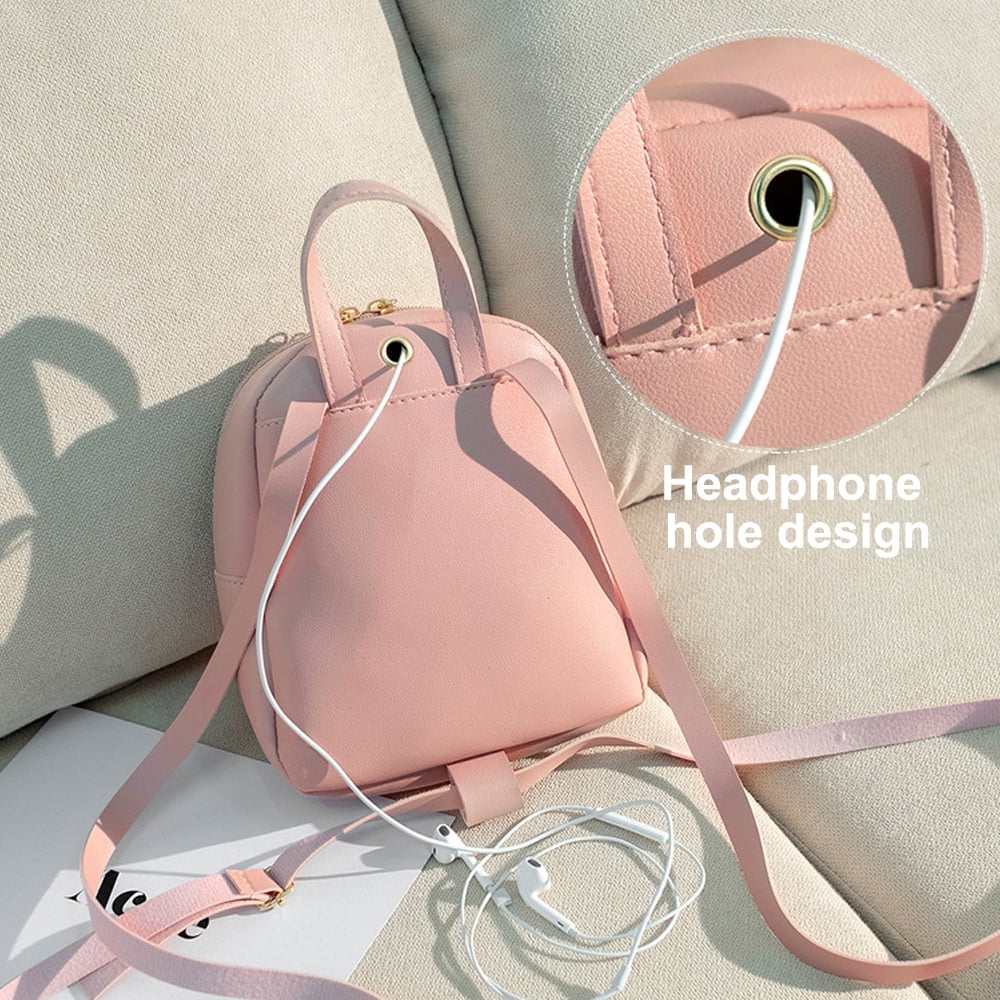 Girls bowknot cute leather backpack mini backpack purse for women best sale