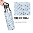 thumbnail image 4 of Yayeee 20oz Insulated Water Bottle Double Wall Stainless Steel with Flip Straw Lid, Blue Sheep Pattern, 4 of 7
