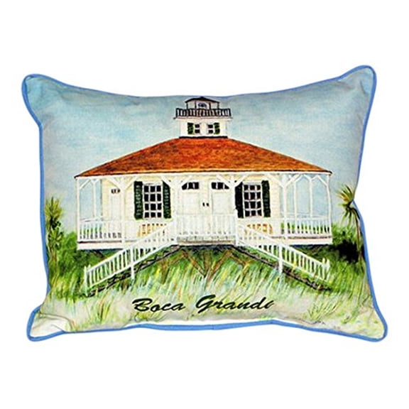 Boca Grande Lighthouse Large Indoor/Outdoor Pillow  16x20