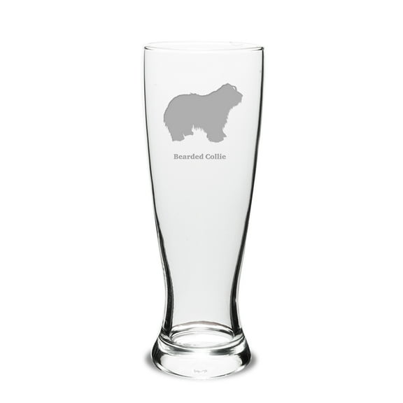 Bearded Collie Deep Etched 23 oz University Beer Pilsner