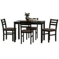 thumbnail image 2 of M optimized 5 Piece Dining Set Rectangular Table & 4 Upholstered Chairs Home Furniture for Kitchen Dining Room, 2 of 9