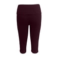 thumbnail image 5 of Gunia Capri Pants For Women Casual Pure Color Slim Fit Capri Leggings Pants Summer Pants, 5 of 6