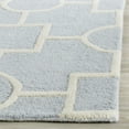 thumbnail image 4 of SAFAVIEH Cambridge Joyce Geometric Shapes Wool Area Rug, Light Blue/Ivory, 3' x 5', 4 of 5