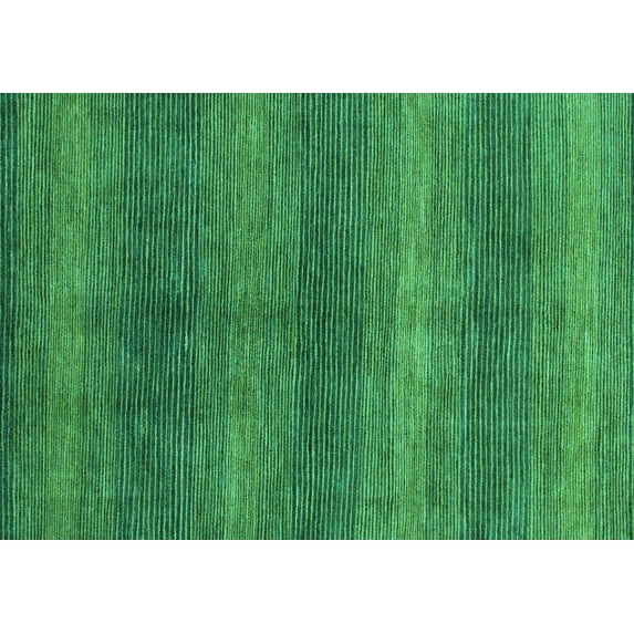 Ahgly Company Machine Washable Indoor Rectangle Abstract Turquoise Blue Modern Area Rugs, 2' x 3'