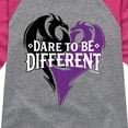 thumbnail image 3 of Descendants - Dare To Be Different - Toddler And Youth Girls Raglan Graphic T-Shirt, 3 of 5