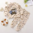 thumbnail image 4 of Ropa de dormir de algodón para niños y niñas, Pijamas de Navidad, conjunto de dos piezas de algodón para el hogar de 2 a 7 años, 4 of 4