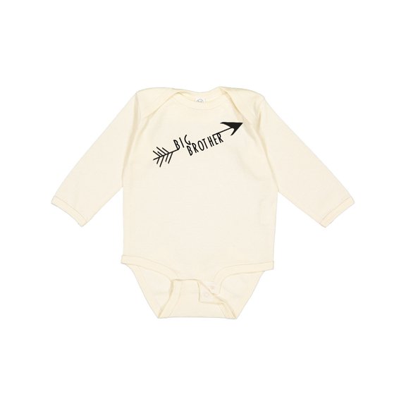 Inktastic Big Brother Arrow Boys Long Sleeve Baby Bodysuit
