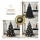 thumbnail image 5 of Árbol de Navidad Frondoso y Realista Pino Navideño con Ramas Mixtas Esquimal (Negro , 2.20 m), 5 of 7