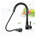 thumbnail image 2 of Modern Pull Down Spout Kitchen Faucet Deck Mounted Black Stream Sprayer Kitchen Mixer Taps Single Handle Pull Out Spout ,Effortless Installation, 2 of 7