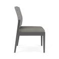 thumbnail image 3 of Pemberly Row Chaise d'Appoint Sans Accoudoirs pour Réception, Cadre en Bois, Gris, 3 of 5
