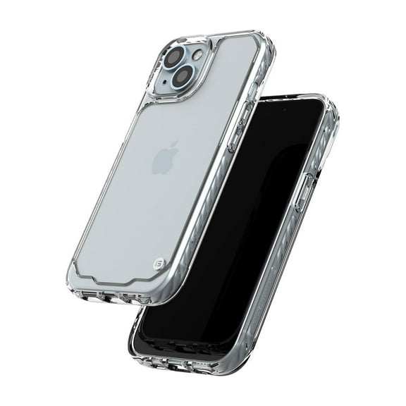 Clckr G-Form Designed For Iphone 15 Case, Iphone 14, Iphone 13, Protective Phone Case, Heavy Duty Drop Protection, Shockproof Raised Edges To Protect Screen  Camera, Clear