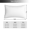 thumbnail image 2 of Fotbe White Funda de Almohada Decorativa Estilo Occidental, Lujo en Algodón, Fundas para Almohadas King, Cojín Estampado para Decoración del Hogar-20"x30", 2 of 6