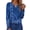 Blue-Floral, variant on Henley Long Sleeve Shirts for Women Casual V Neck Fall Tops Dressy Work Blouses