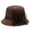 Brown, variant on Women Vintage Round Fedora Lady Bow Cloche Derb Felt Bowler Cap Bucket Hat