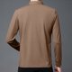 thumbnail image 4 of pstuiky camisetas de manga larga para hombre, Camisa/top informal de manga larga con solapa a cuadros para hombre, moda de primavera e invierno salir tops l, 4 of 5