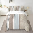 thumbnail image 2 of Erosebridal Geometric Stripes Bedding Queen Size,Bohemian Damask Comforter Sets with Sheets,Exotic Style Bedding Sets Queen Size,Lightweight Boho Room Decorative,Reversible,7 Pieces, 2 of 5