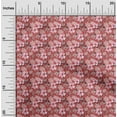 thumbnail image 2 of oneOone Cotton Poplin Twill Red Fabric Tropical Dress Material Fabric Print Fabric By The Yard 56 Inch Wide, 2 of 5
