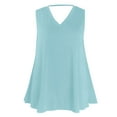 thumbnail image 4 of aidice Plus Size Womens Tanl Top L-5XL Flowy Sleeveless V Neck Tanks Summer Casual Daily Tops for Women, 4 of 6