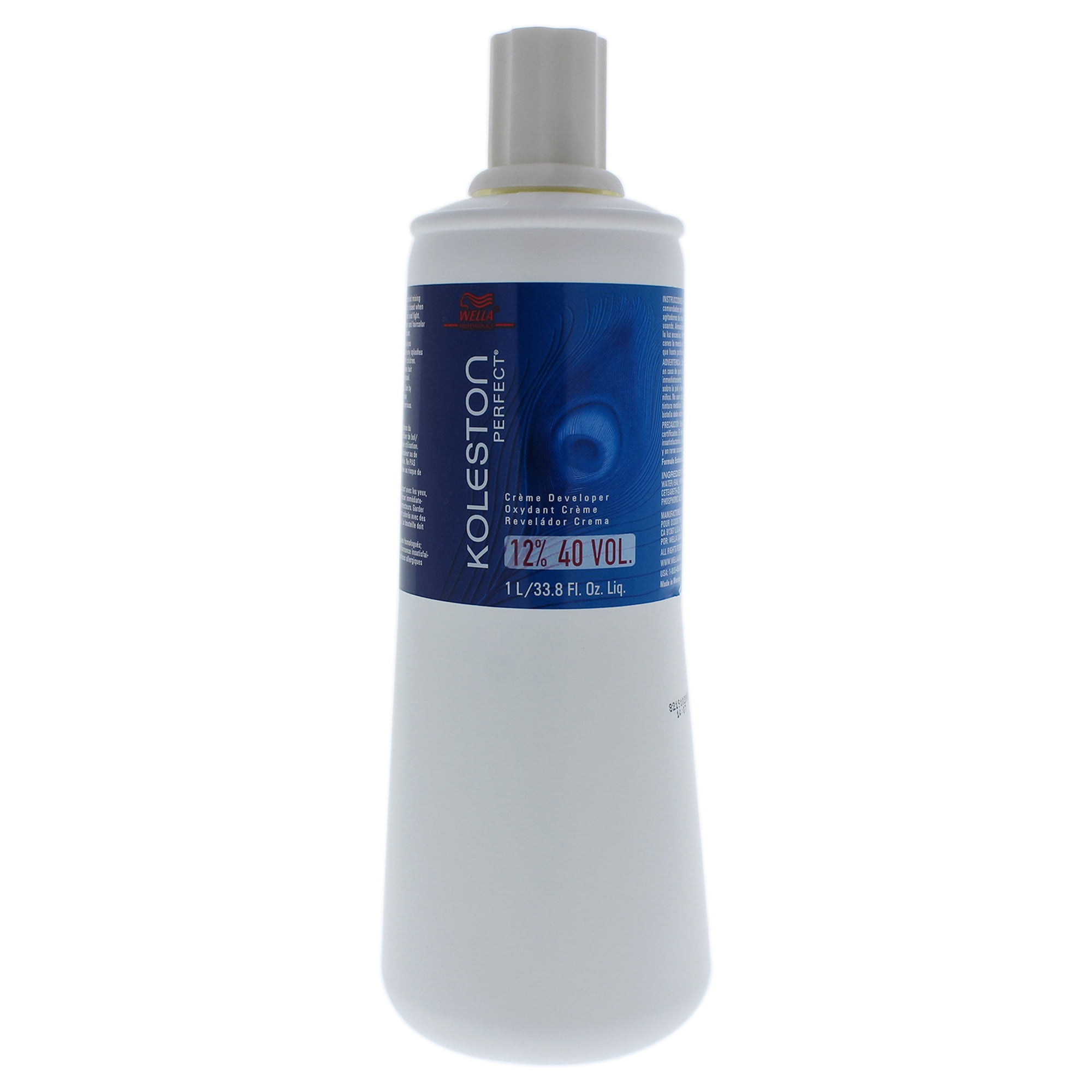 Koleston Perfect 12 Percent Creme Developer 40 Vol by Wella for Unisex - 33.8 oz Treatment