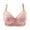 28-Pink, variant on YWDJ Bras for Women Plus Size Push up Closure in Back Sleep Bras No Underwire Comfy Bras Adjustable Straps Half Cup Hollow Lounge Bras Padded Plus Size Comfy Bras Wrap Solid Comfortable Bras Gray 4XL