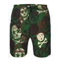 thumbnail image 3 of Pofeuu Camouflage Skull Prin Men's Swim Trunks Quick Dry Bathing Suit Swimming Board Shorts Mesh Lining Beach Swimwear-XX-Large, 3 of 6