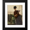 thumbnail image 2 of Alfred Stevens 19x24 Black Modern Framed Museum Art Print Titled - Portrait of Mademoiselle Dubois (1884), 2 of 5