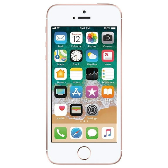 Restored Apple iPhone SE (1st generation) - Carrier Unlocked - 128 GB Rose Gold (Refurbished)