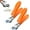 Orange-2pcs, variant on Wide Jaw Opening Toenail Clippers for Thick Nails – Heavy Duty Stainless Steel Anti-Splash Slanted Clippers Set, Sharp Fingernail Toenail Trimmers for Men, Women, Adults & Seniors