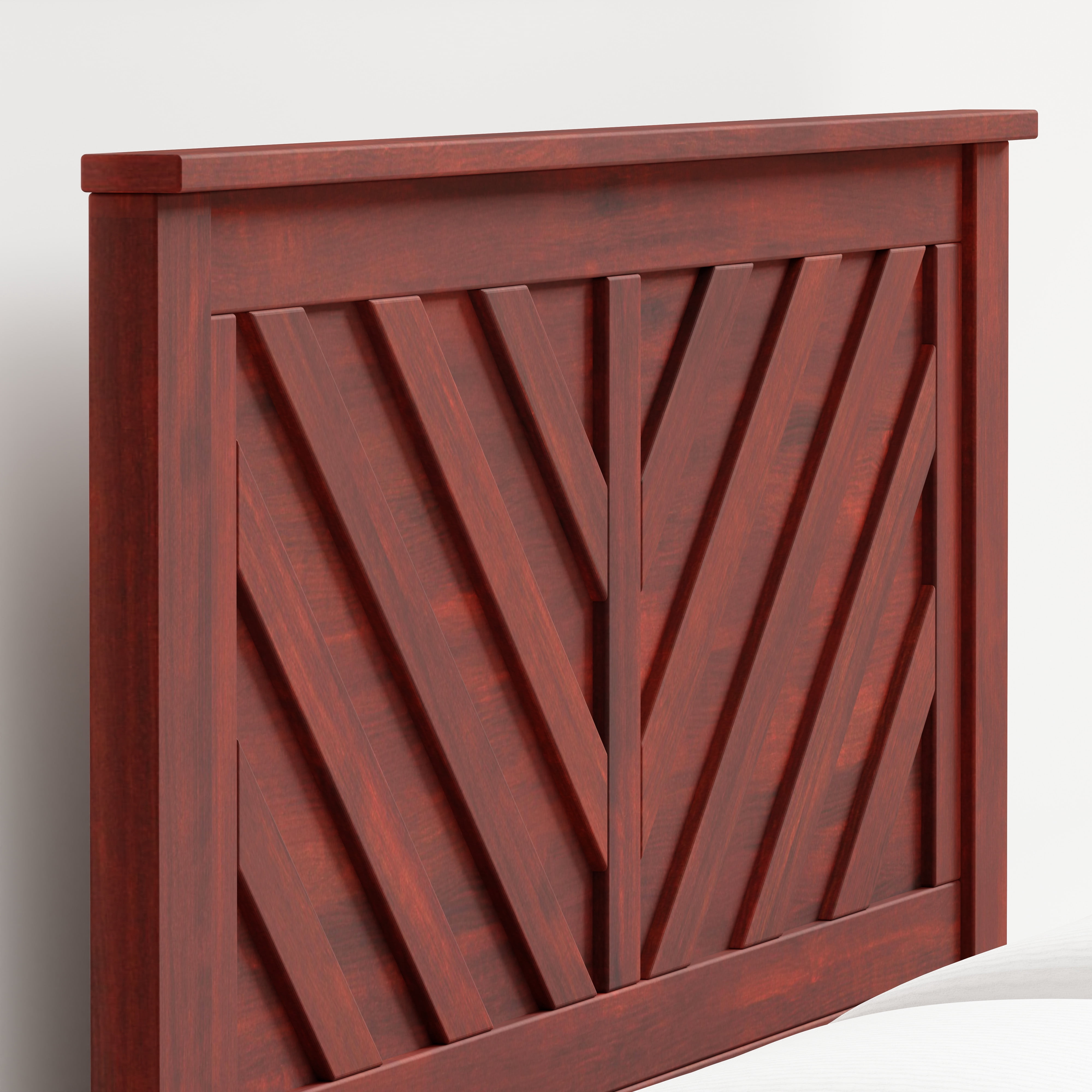 LaFerme Wood Panel Headboard in Cherry -  Queen Size