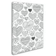 thumbnail image 2 of Trademark Fine Art "Hearts on Hearts" Canvas Art by Hello Angel, 2 of 3
