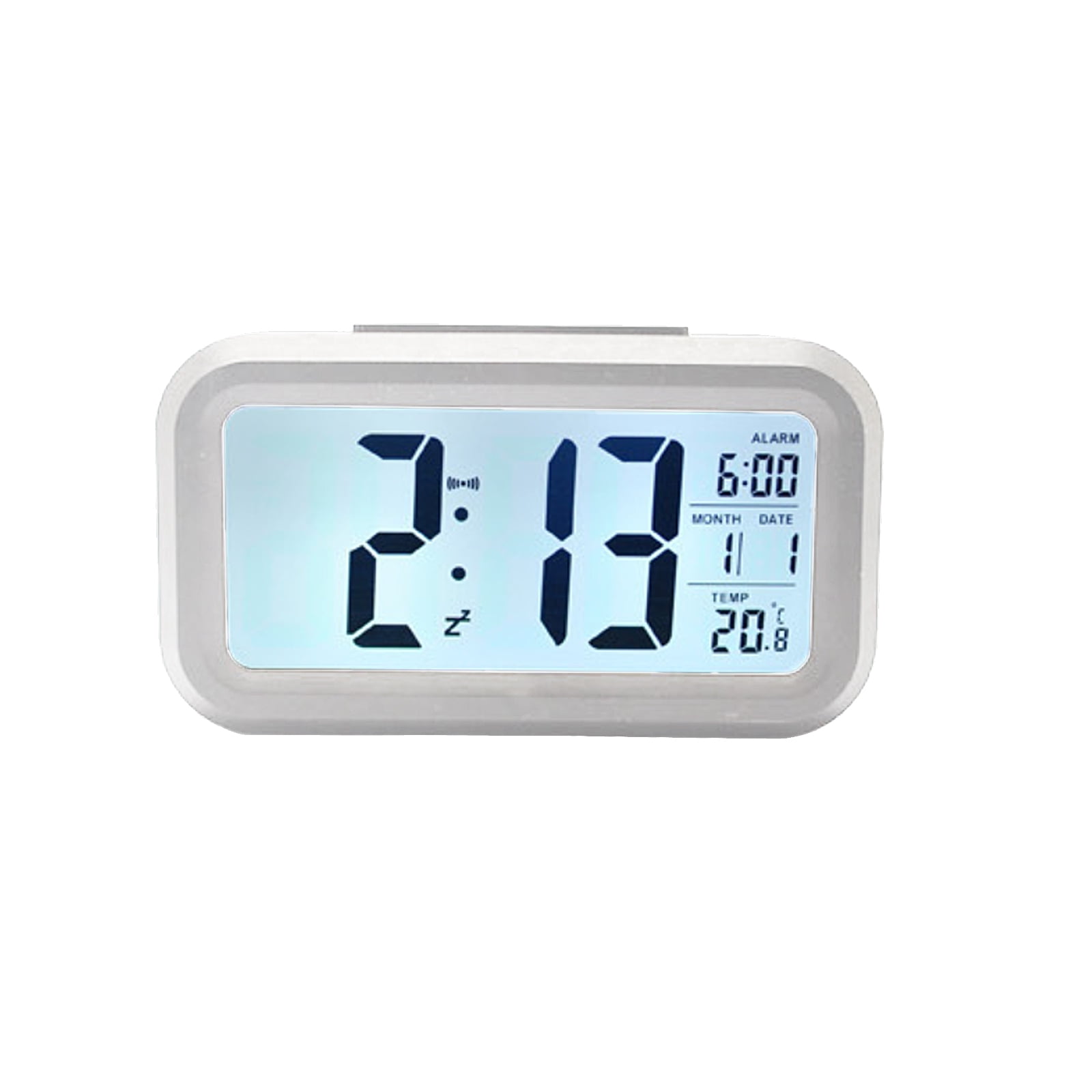 PersonalhomeD Digital Alarm Clock,Battery Operated Small Desk Clocks