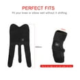thumbnail image 2 of Amdohai Heated Knee Brace for Pain Relief Reusable Hot & Cold Therapy Wrap with Hook & Loop Tapes USB Powered Heat Wrap Heating Pad with Adjustable Temperature for Knee Injury Surgery Arthritis, 2 of 8