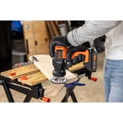 مثقاب لاسلكي Black+decker 20v، مجموعة أدوات كهربائية مكونة من 6 قطع، بطارية وشاحن متضمنان (bdcdmt1206kitc)