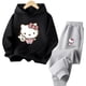 thumbnail image 3 of Traje deportivo de ocio para niñas de 3 a 14 años de Hello Kitty, serie de dibujos animados Kawaii, moda de otoño e invierno, 3 of 5