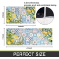 thumbnail image 3 of Floral Farmhouse Kitchen Rugs Set of 2,Colorful Daisy Flowers Kitchen Rugs and Mats Non Skid Washable,Farmhouse Kitchen Decor and Accessories,Country Floral Runner Rugs (17"x47"+17"x30"), 3 of 6