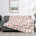 thumbnail image 2 of Rozeui Cartoon Koala Bear for Flannel Blanket, Soft Fuzzy Plush King Blanket for Winter, Thick and Warm All-Season Bed Throw-40"x30", 2 of 6
