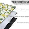 thumbnail image 4 of 80”x 80”Extra Large Lemon Picnic Blankets Waterproof Foldable Beach Blanket Sandproof,3-Layer Thicking Outdoor Packable Blanket for Camping, Park, Beach, Grass, Indoors, 4 of 6