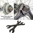 thumbnail image 4 of 2 Pcs Clé de Moyeu de Roue de Vélo Cône en Acier Double Ouverture Outil de Réparation de Vélo, 4 of 9