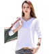 thumbnail image 1 of Camiseta Casual Algodón Manga Larga Para Muje Cuello Redondo, 1 of 6