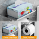 thumbnail image 3 of Porta-rollo De Rollos Sanitarios Acero Inoxidable C Repisa Xtellar plateado, 3 of 3